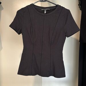 White House Black Market Peplum Tee